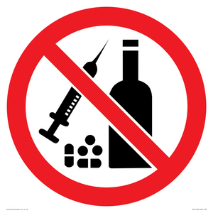 P908 Prohibition: No alcohol or drugs
